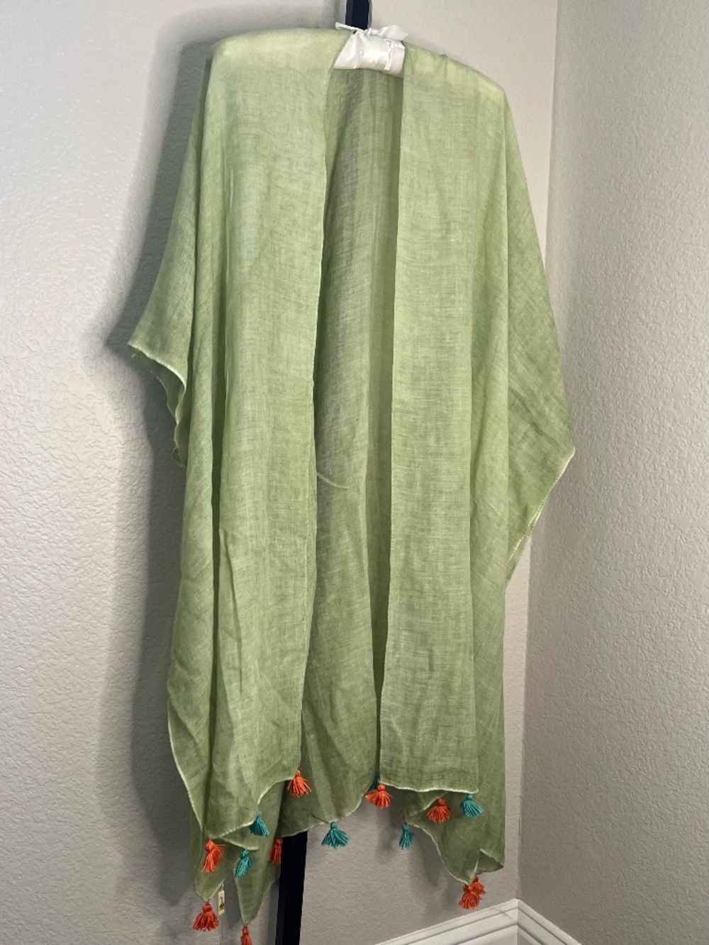 JC Sunny lightweight Ruana in sage